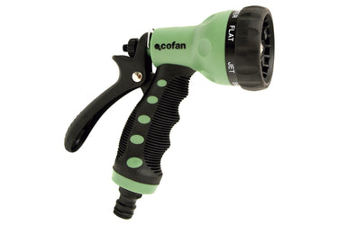 Cofan – Pistola de Riego ABS con 7 Posiciones | Ergonómica y Ligera | Ideal para Jardín, Plantas y Césped
